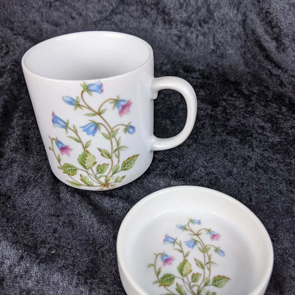 Unique vintage mug with ashtray or teabag rest cover - Picture 11 of 11